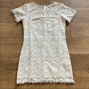 Free People lace mini dress